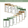 Synonym and Antonym Posters - Modern Botanical English Decor - Miss Jacobs Little Learners