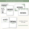 Synonym and Antonym Posters - Modern Botanical English Decor - Miss Jacobs Little Learners