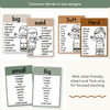 Synonym and Antonym Posters - Modern Jungle Earthy English Decor - Miss Jacobs Little Learners