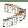 Synonym and Antonym Posters - Modern Jungle Earthy English Decor - Miss Jacobs Little Learners