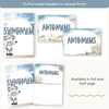 Synonym and Antonym Posters - Modern Ocean English Decor - Miss Jacobs Little Learners