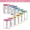 Synonym and Antonym Posters - Pastel English Decor - Miss Jacobs Little Learners