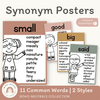 Synonym Posters - Boho Neutrals Theme - Miss Jacobs Little Learners