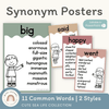 Synonym Posters - Cute Sea Life Classroom Decor - Miss Jacobs Little Learners