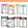 Synonym Posters - Cutesy Composition Notebook English Decor - Miss Jacobs Little Learners