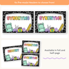 Synonym Posters - Cutesy Composition Notebook English Decor - Miss Jacobs Little Learners