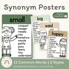 Synonym Posters - Modern Botanical Classroom Decor - Miss Jacobs Little Learners