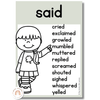 Synonym Posters | Modern Daisy Gingham Neutrals English Classroom Decor - Miss Jacobs Little Learners