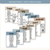 Synonym Posters - Modern Ocean Classroom Decor - Miss Jacobs Little Learners