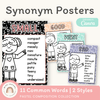 Synonym Posters - Pastel Composition Notebook English Decor - Miss Jacobs Little Learners
