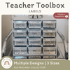 Teacher Toolbox Labels - Australiana Classroom Decor - Miss Jacobs Little Learners
