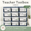 Teacher Toolbox Labels - Botanical Decor - Miss Jacobs Little Learners