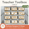 Teacher Toolbox Labels - Cute Jungle Animals Decor - Miss Jacobs Little Learners