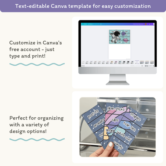 Teacher Toolbox Labels - Dreamy Space Classroom Decor - Miss Jacobs Little Learners
