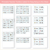 Teacher Toolbox Labels - Pastel Composition Notebook Classroom Decor - Miss Jacobs Little Learners
