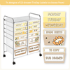 Teacher Trolley Labels for Rolling Cart - Happy Hive Classroom Decor - Miss Jacobs Little Learners