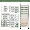 Teacher Trolley Labels for Rolling Cart - Modern Botanical Decor - Miss Jacobs Little Learners