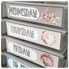 Teacher Trolley Labels for Rolling Cart - Modern Ocean Theme - Miss Jacobs Little Learners