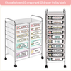 Teacher Trolley Labels for Rolling Cart - Pastel Composition Notebook Classroom Decor - Miss Jacobs Little Learners