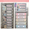 Teacher Trolley Labels for Rolling Cart - Pastel Composition Notebook Classroom Decor - Miss Jacobs Little Learners