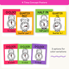 Telling Time and Clock Posters - Bright Math Decor - Miss Jacobs Little Learners