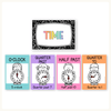 Telling Time and Clock Posters - Cutesy Classroom Decor - Miss Jacobs Little Learners