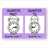Telling Time and Clock Posters - Cutesy Classroom Decor - Miss Jacobs Little Learners