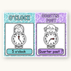 Telling Time and Clock Posters - Cutesy Composition Notebook Math Decor - Miss Jacobs Little Learners