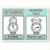 Telling Time and Clock Posters - Cutesy Pastel Math Decor - Miss Jacobs Little Learners