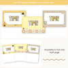 Telling Time and Clock Posters - Happy Hive Math Decor - Miss Jacobs Little Learners