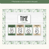 Telling Time and Clock Posters - Modern Botanical Theme - Miss Jacobs Little Learners