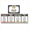 Telling Time and Clock Posters - Pastel Composition Notebook Math Decor - Miss Jacobs Little Learners