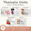 Thematic Units Bundle for Preschool & Kindergarten - Miss Jacobs Little Learners