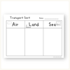 Transportation Unit - Flashcards, Worksheets & Activities - Miss Jacobs Little Learners