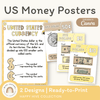 U.S. Money Posters - Happy Hive Math Decor - Miss Jacobs Little Learners