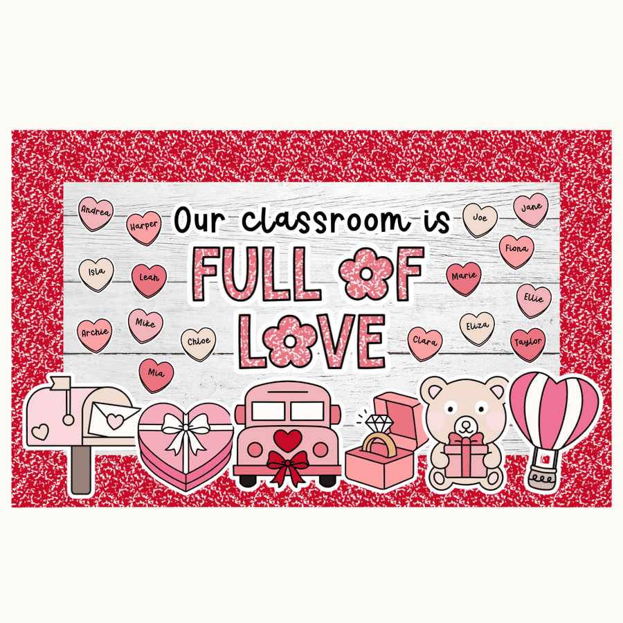 Decoraciones Para El Día De San Valentín, Pancarta Con Texto