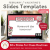 Valentine’s Day Morning Meeting Slides Templates: Google, Canva, PPT - Miss Jacobs Little Learners