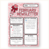 Valentine’s Day Newsletters Templates - Composition Notebook Theme - Miss Jacobs Little Learners