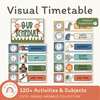 Visual Timetable Daily Schedule - Cute Jungle Animals Decor - Miss Jacobs Little Learners