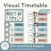 Visual Timetable Daily Schedule - Cute Sea Life Classroom Decor - Miss Jacobs Little Learners