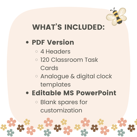 Visual Timetable & Daily Schedule | Daisy Gingham Neutrals Classroom Decor - Miss Jacobs Little Learners