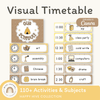 Visual Timetable Daily Schedule - Happy Hive Classroom Decor - Miss Jacobs Little Learners
