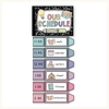 Visual Timetable Daily Schedule - Pastel Composition Notebook Classroom Decor - Miss Jacobs Little Learners