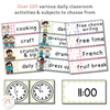 Visual Timetable | Daisy Gingham Pastels Classroom Decor | Editable - Miss Jacobs Little Learners