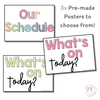 Visual Timetable | PASTELS | Editable - Miss Jacobs Little Learners