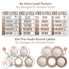 Voice Level Display | OMBRE NEUTRALS Classroom Decor - Miss Jacobs Little Learners