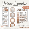 Voice Level Display | OMBRE NEUTRALS Classroom Decor - Miss Jacobs Little Learners