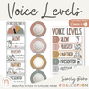Voice Level Display | SIMPLE BOHO Classroom Decor - Miss Jacobs Little Learners