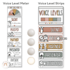Voice Level Display | SIMPLE BOHO Classroom Decor - Miss Jacobs Little Learners