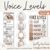 Voice Level Display | SPOTTY NEUTRALS Classroom Decor - Miss Jacobs Little Learners